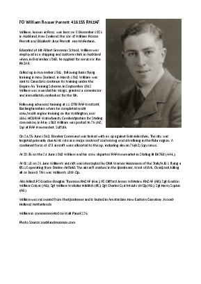 A preview of a PDF biography for Perrott, William Rosser